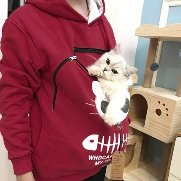 Pet Snuggle Hoodie with Pouch