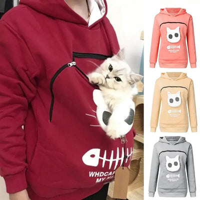 Pet Snuggle Hoodie with Pouch