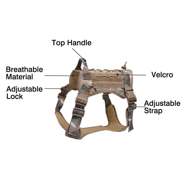 Tactical Comfort Dog Harness